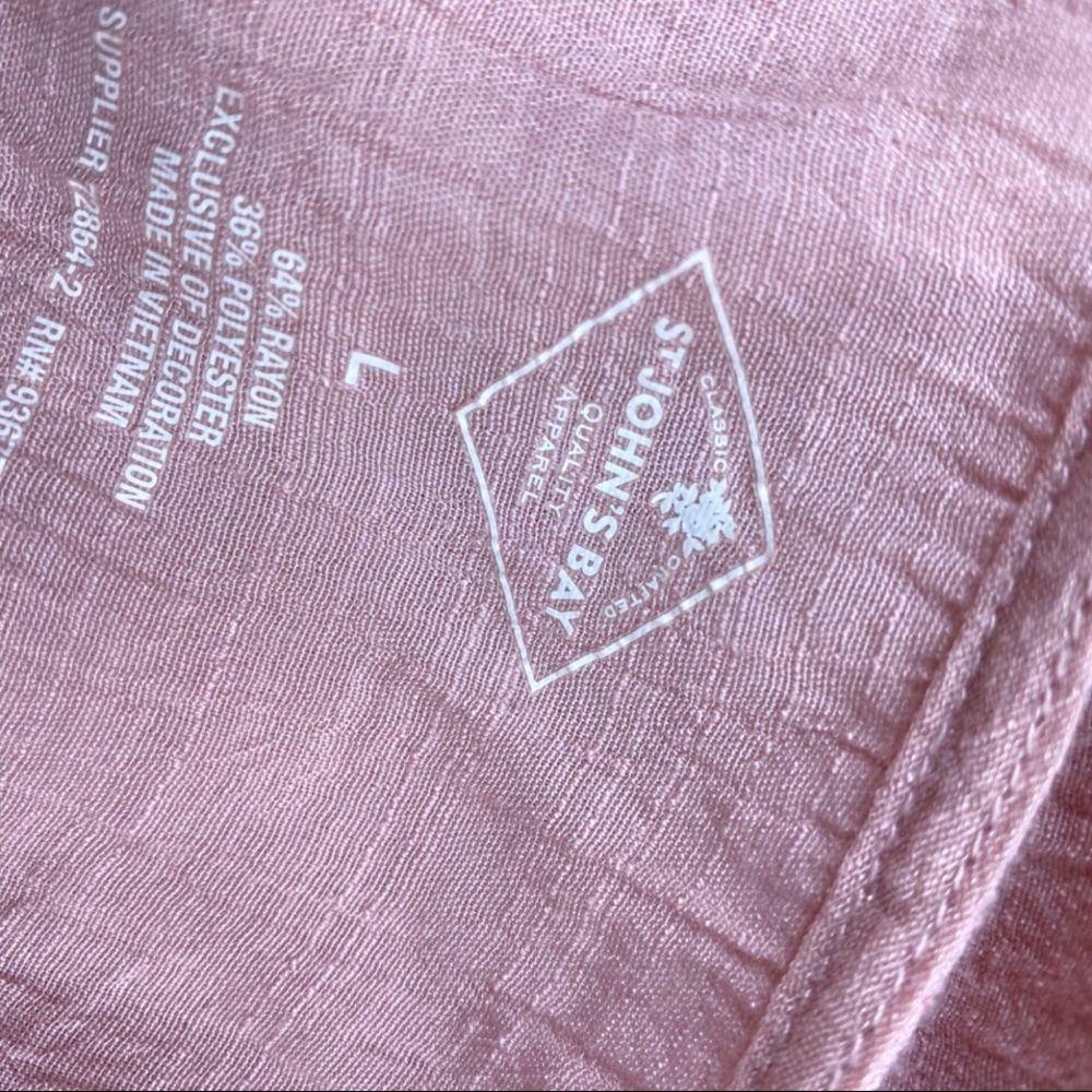 Light Pink Flare - Bell Sleeve Embroidery Top - Picture 4 of 4